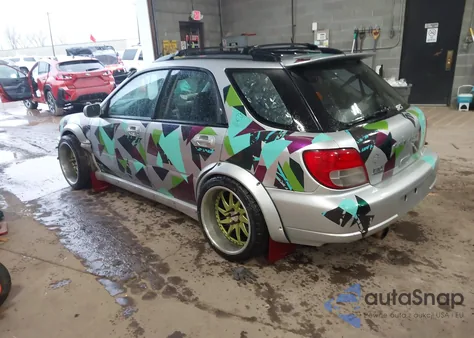 2003 Subaru Impreza Wrx из США, поврежденный, VIN JF1GG29663G801904